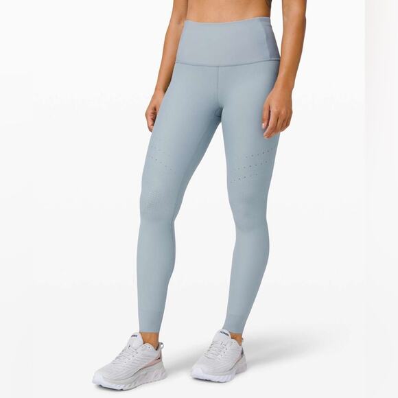 Lululemon Zoned In Tight 27” *Envelope Pocket Blue Cast size 4 - Picture 1 of 14